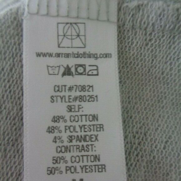 Errant Womens Sweater Size Medium Gray Open Back - Picture 4 of 4